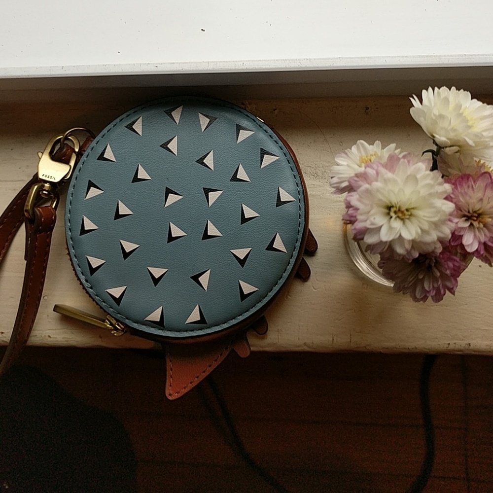 Fossil Hedgehog coin purse